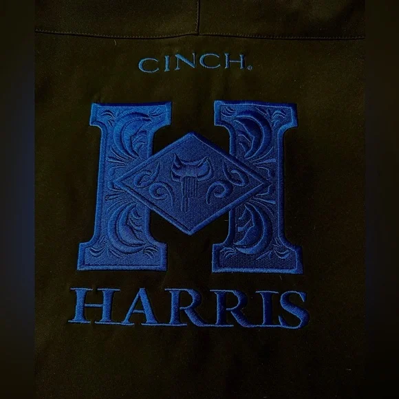 Brand New Men’s Black Cinch Vest Embroidered with Harris Saddlery. - Picture 3 of 6
